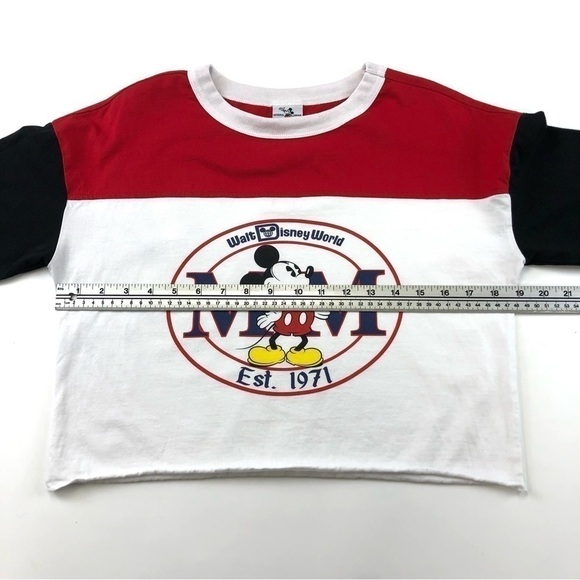 Disney Parks Authentic Vintage colour black long sleeve tee XS - Picture 6 of 10